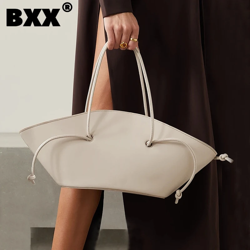 

[BXX] Простые Сумки из искусственной кожи высокой емкости для женщин 2021 Осенняя брендовая сумка на плечо сумки трендовая Роскошная сумочка ...