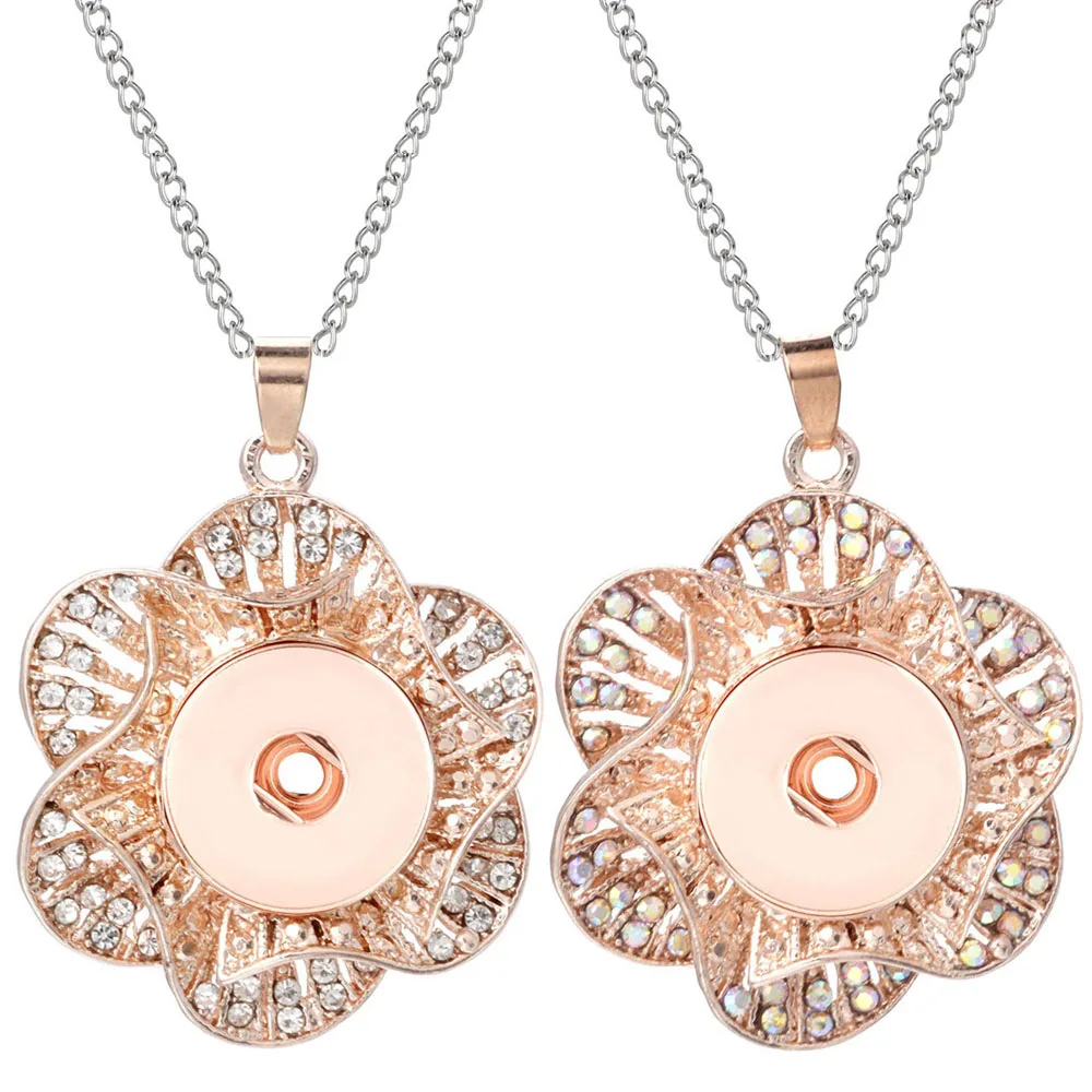 Новинка ювелирное изделие с кнопками розовое золото кристалл цветок кнопка