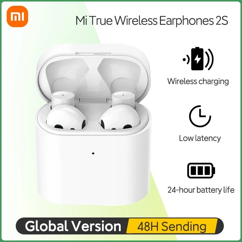 

Global Version Xiaomi Mi True Wireless Earphones 2S Bluetooth-compatible 5.0 Smart Voice LHDC Tap Control Dual MIC Headphones