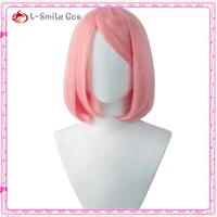anime cosplay haruno sakura wig pink cute wig haruno sakura heat resistant hair wigs wig cap