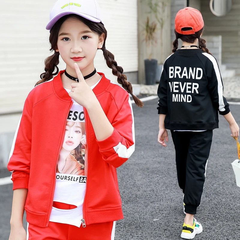 Комплекты для девочек детский спортивный костюм детская спортивная одежда