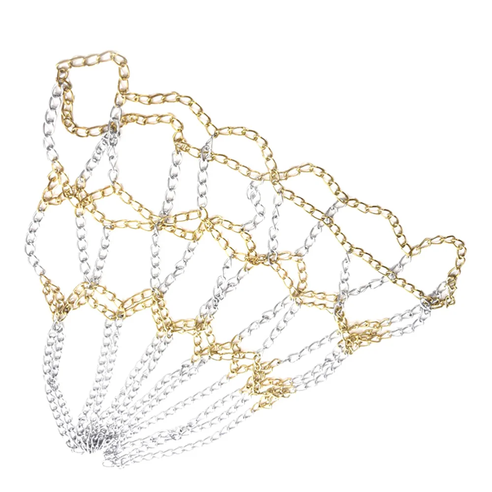 

Practical Basketball Net Pocket Portable Iron Chain Basketball Net Storage Container for Home Outdoor