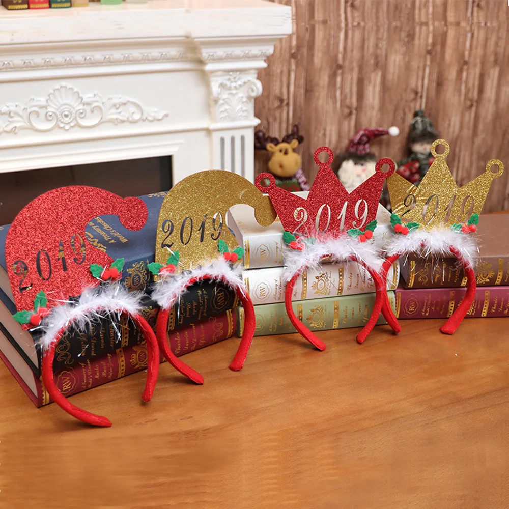 1 шт. вечерние головные уборы повязка на голову Рождество стрейч головной убор