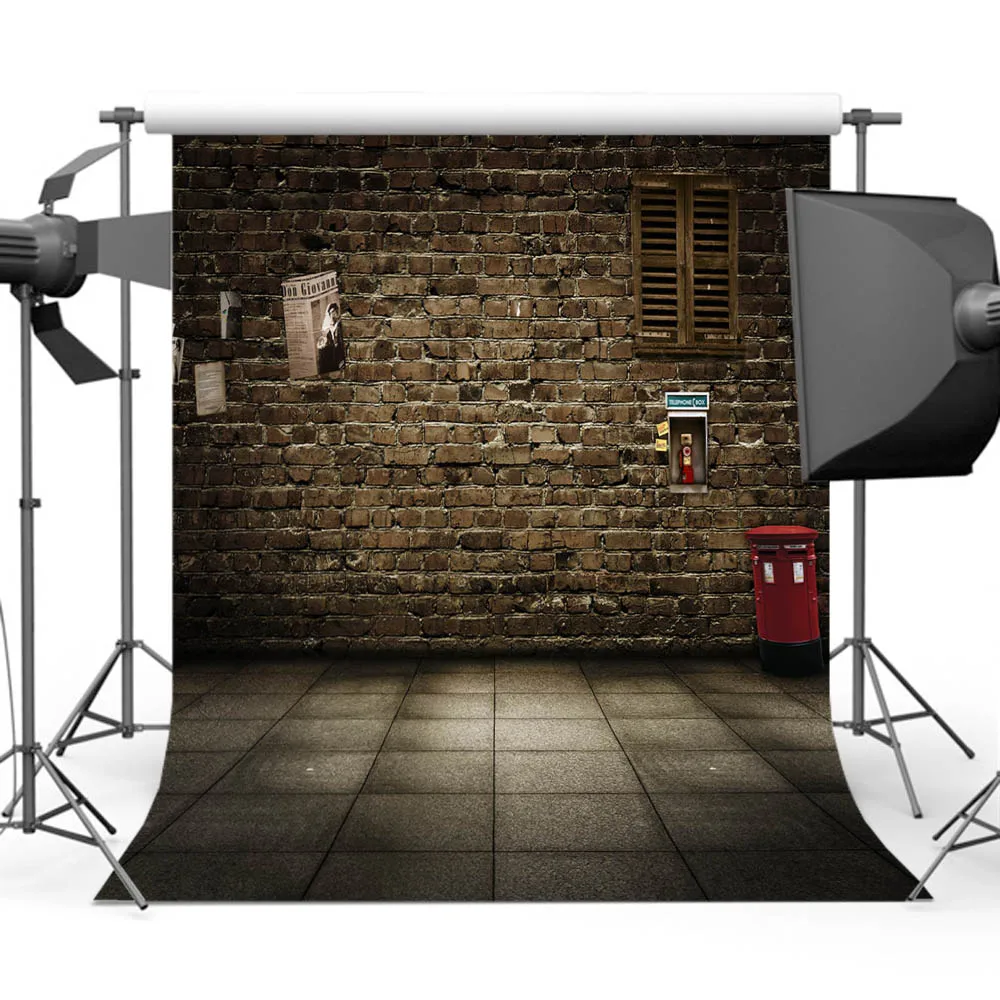

MOCSICKAOld Master Brick Wall Photography for Background Vintage Style Photo Backdrop Studio L-255