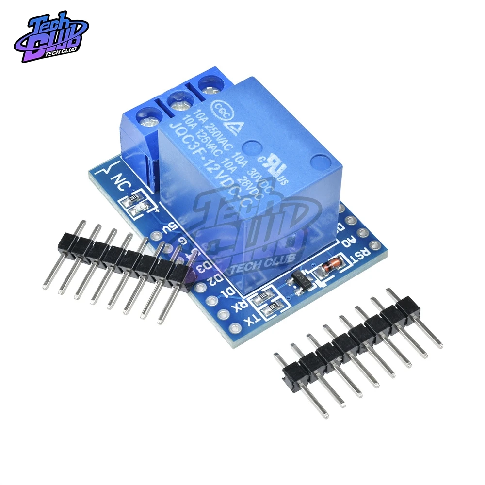 12 в пост. Тока одноканальный D1 Мини Релейный Щит релейный модуль ESP8266 макетная