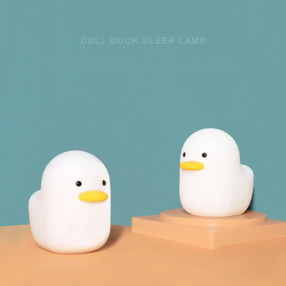 СВЕТОДИОДНЫЙ ночник в виде симпатичного животного утки Ночной светильник