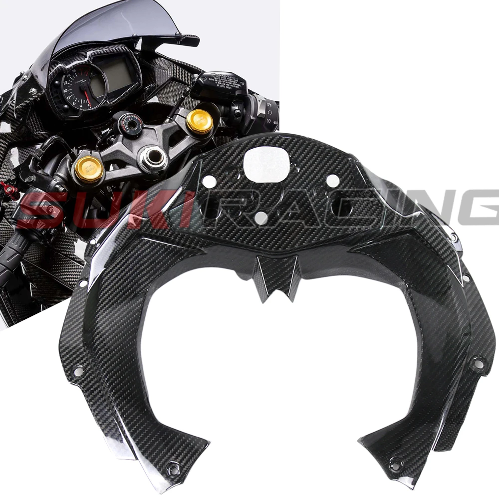 

Для Kawasaki ZX25R ZX 25R 2020 2021 ZX-25R из углеродного волокна, мотоциклетная Глянцевая твиловая панель, аксессуары для мотоциклов