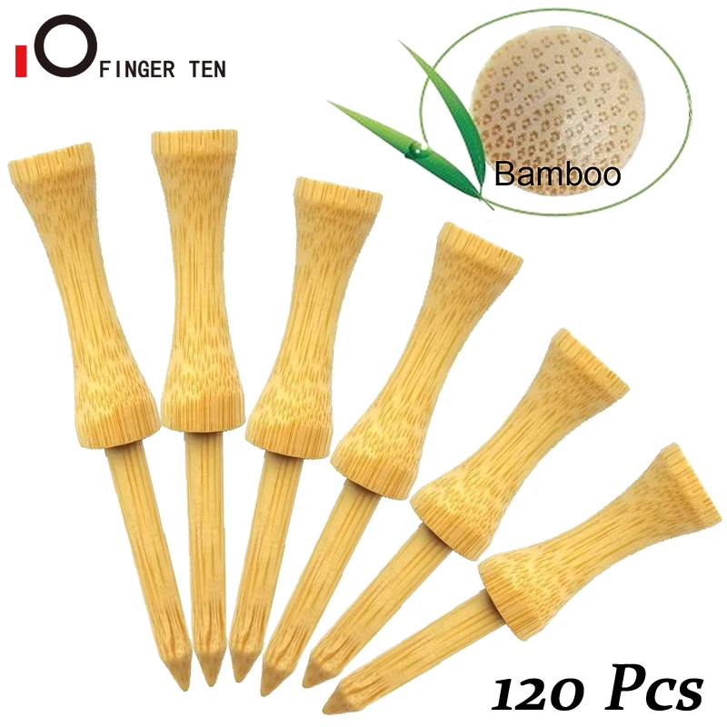120 шт деревянные гольф замок футболки бамбукового/тройник для ступенчатого
