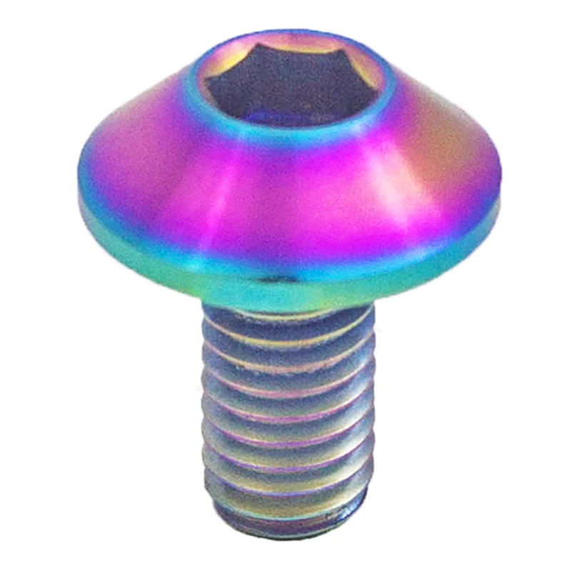 

M6 x 15 20mm Titanium Bolts Allen Head Bolt Screw Titanium Bolt for Motor Bike disc 10 pcs