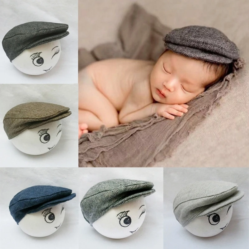 

Cute Baby Hat Newborn Peaked Beanie Cap Baby Boys Girls Photography Prop for 0-1 Monthes Wholesale