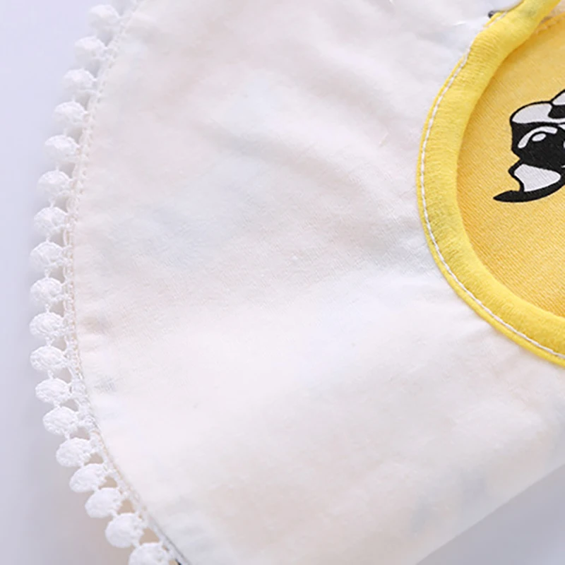 Детские нагрудники кружевные Слюнявчики для новорожденных мягкие YZM006 | Детская