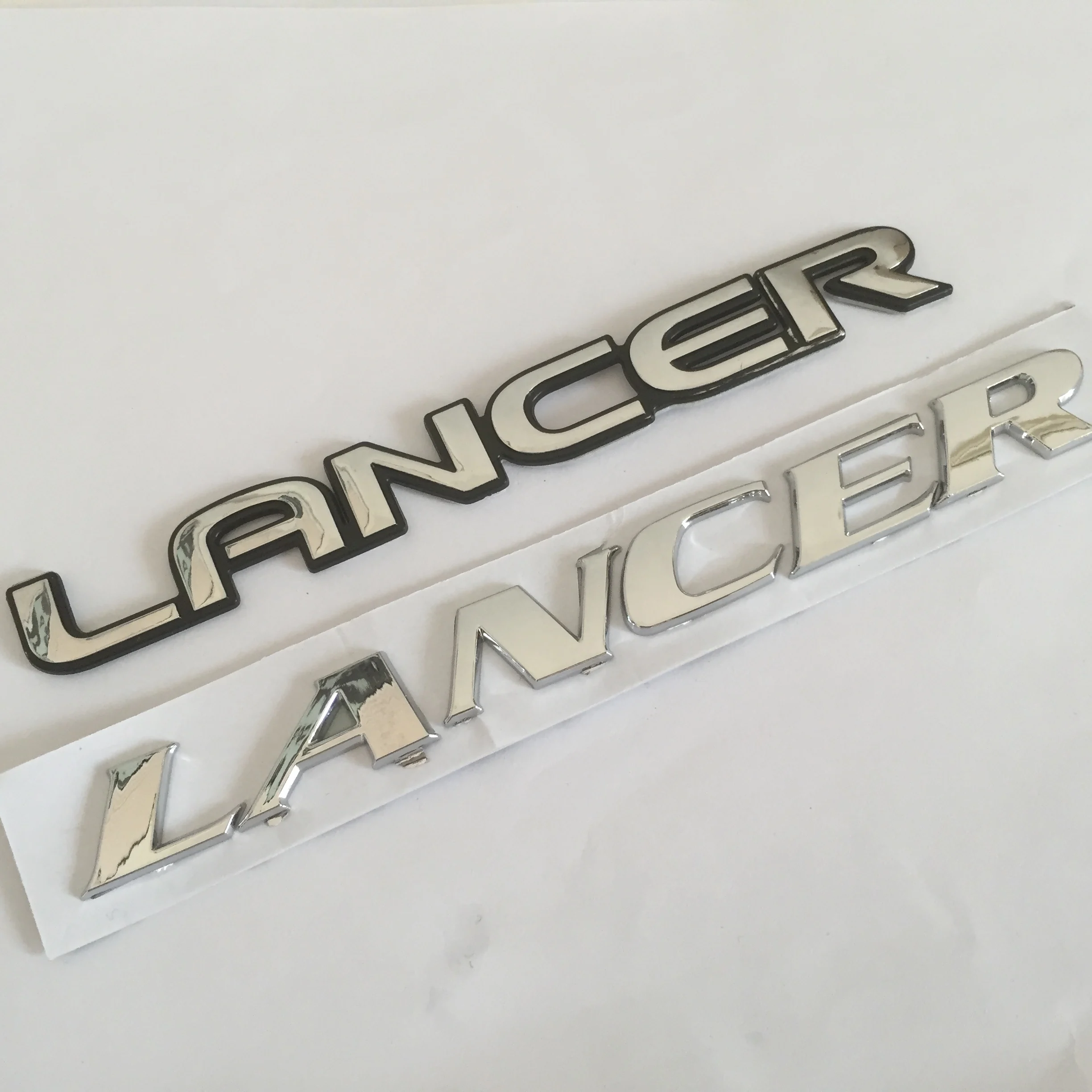10 шт. 3D ABS LANCER Автомобильные буквы задняя фотография эмблема значок наклейка