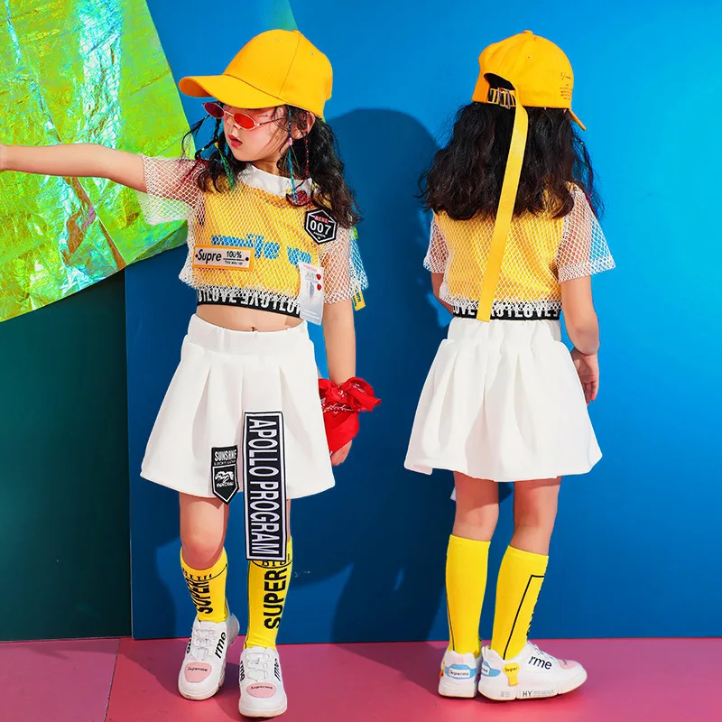 Children's Costumes Hip-hop Dance Girls Jazz Performance Clothing Hip Hop Cheerleading |