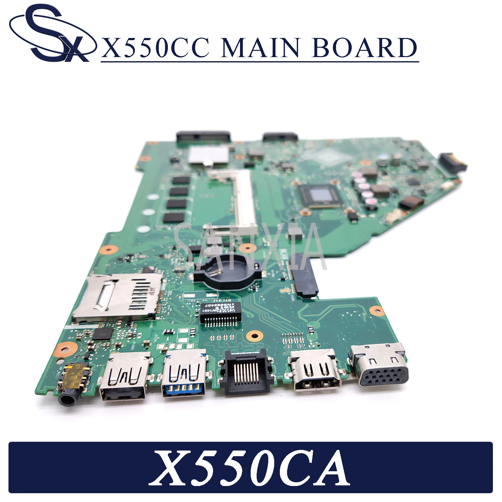 KEFU X550CC материнская плата для ноутбука ASUS X550CA X550CL R510C Y581C X550C оригинальная 4GB-RAM I5-3317U