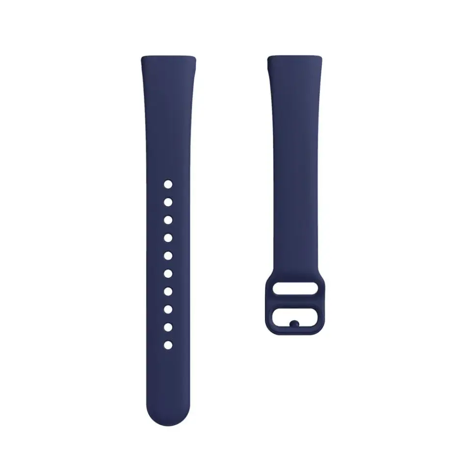 Navy blue Мягкий силиконовый ремень хорошего качества для samsung Galaxy Fit SM-R370 ремешок для замены часов - Цвет: Navy blue
