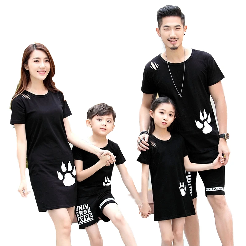 Одежда для мамы и сына футболка штаны платье коллекция 2020 года одежда всей семьи