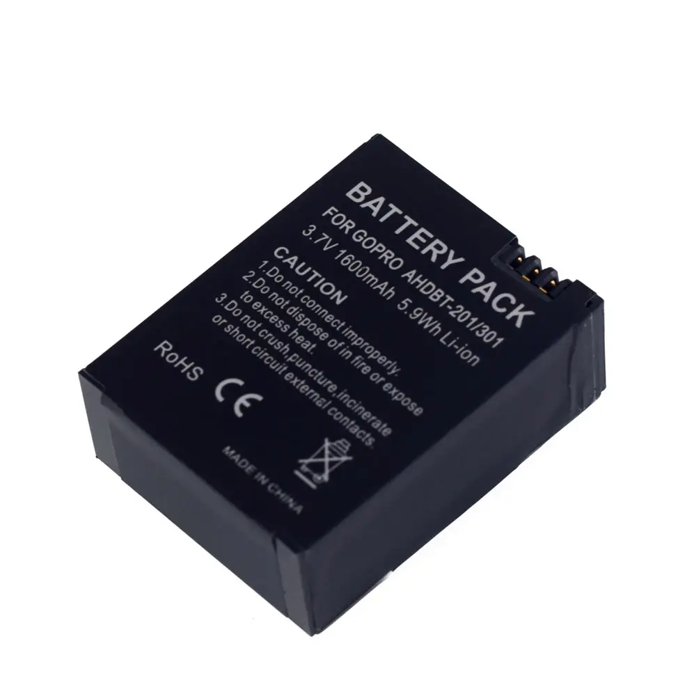 Аккумулятор для экшн-камеры GoPro Hero 3 4 шт