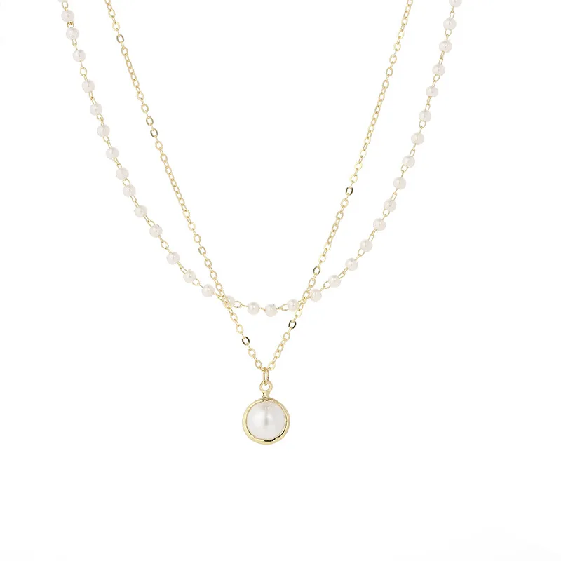 Модное простое ожерелье Raza весна-лето 2020 индивидуальный дизайн двойное Ожерелье