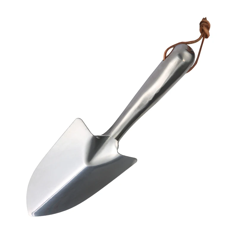 Small shovel garden tool small spade light metal garden shovel garden digging with scale