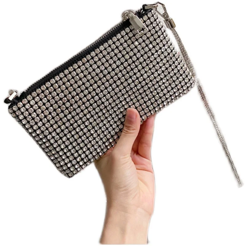 

Women's Wedding Clutch Bag Luxury Rhinestone Evening Handbag Banquet Diamond Party Purse Chain Shoulder Bag Chain