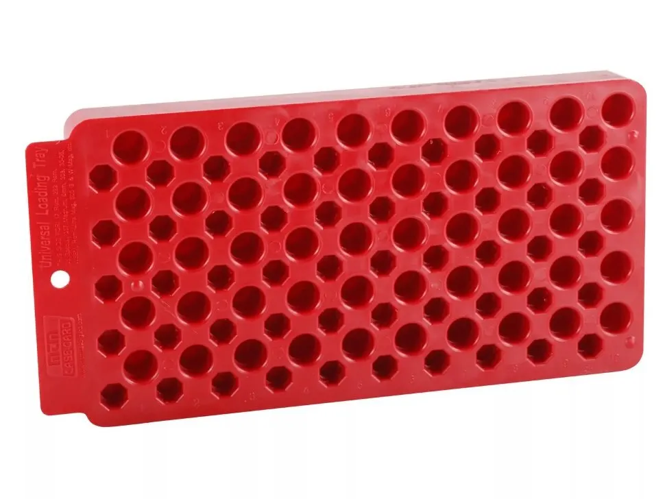 Подставка для гильз MTM Universal Reloading Tray 50-Round Plastic Red LT150M-30 |
