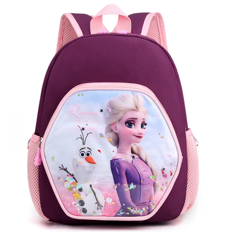 Детский Школьный рюкзак Disney с мультяшным принтом милый легкий светоотражающий