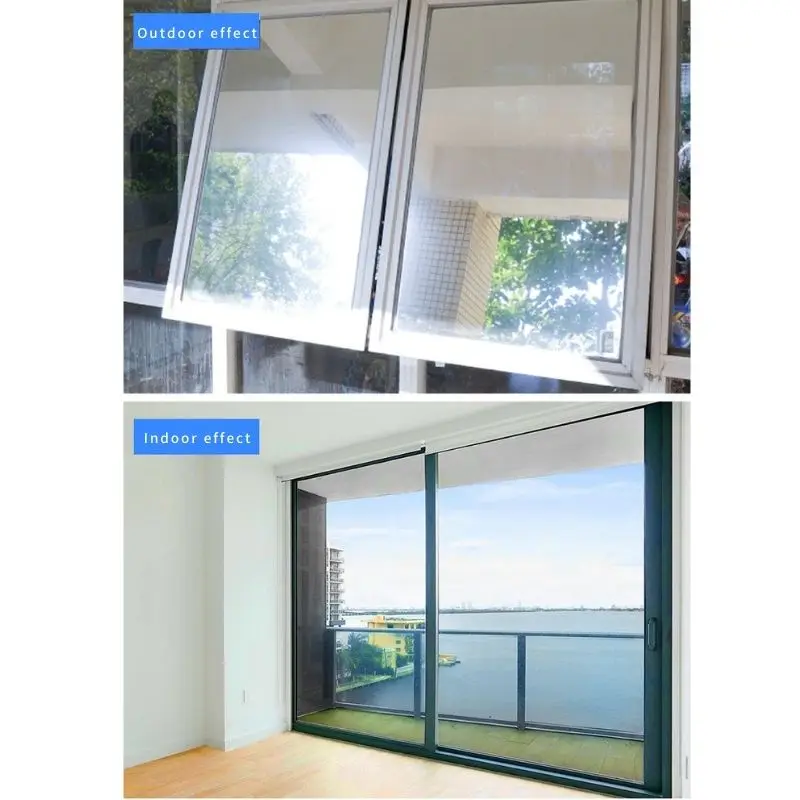 30CM/40CM 10-Color Mirror Window Film One-Way Sunscreen Glass Insulation Bedroom Balcony Self-Adhesive Silver Sticker | Дом и сад