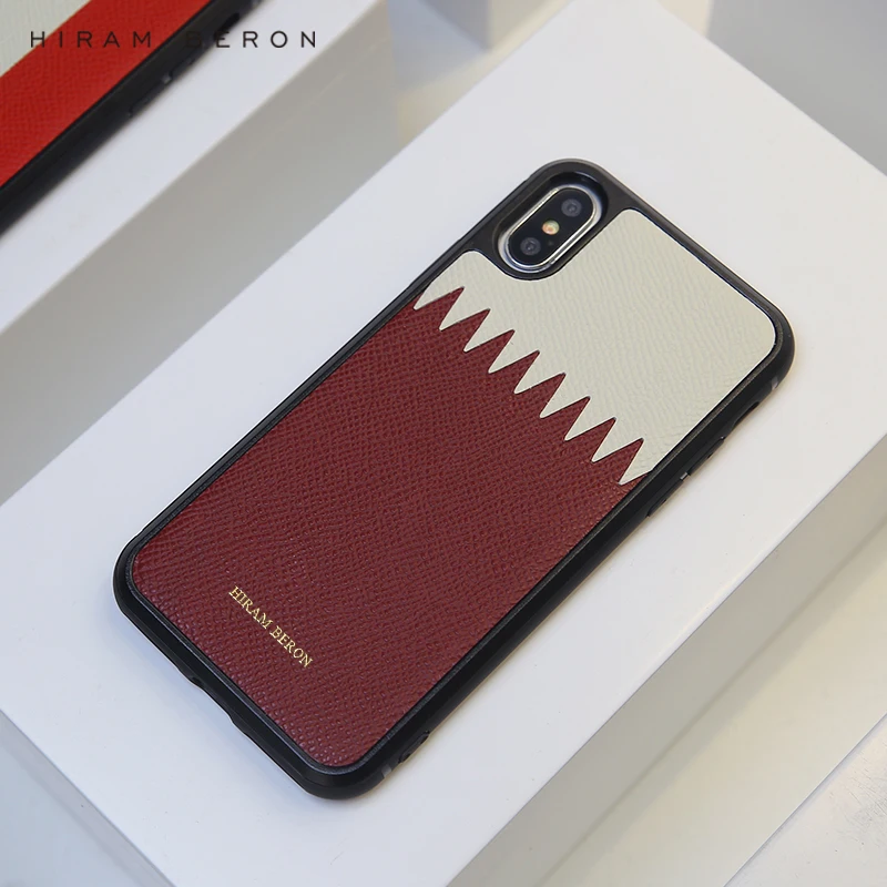 Hiram Beron Бесплатная кожаная визитница кошелек для iphone 7 8 Plus X XS XR 11 12 Подарочный