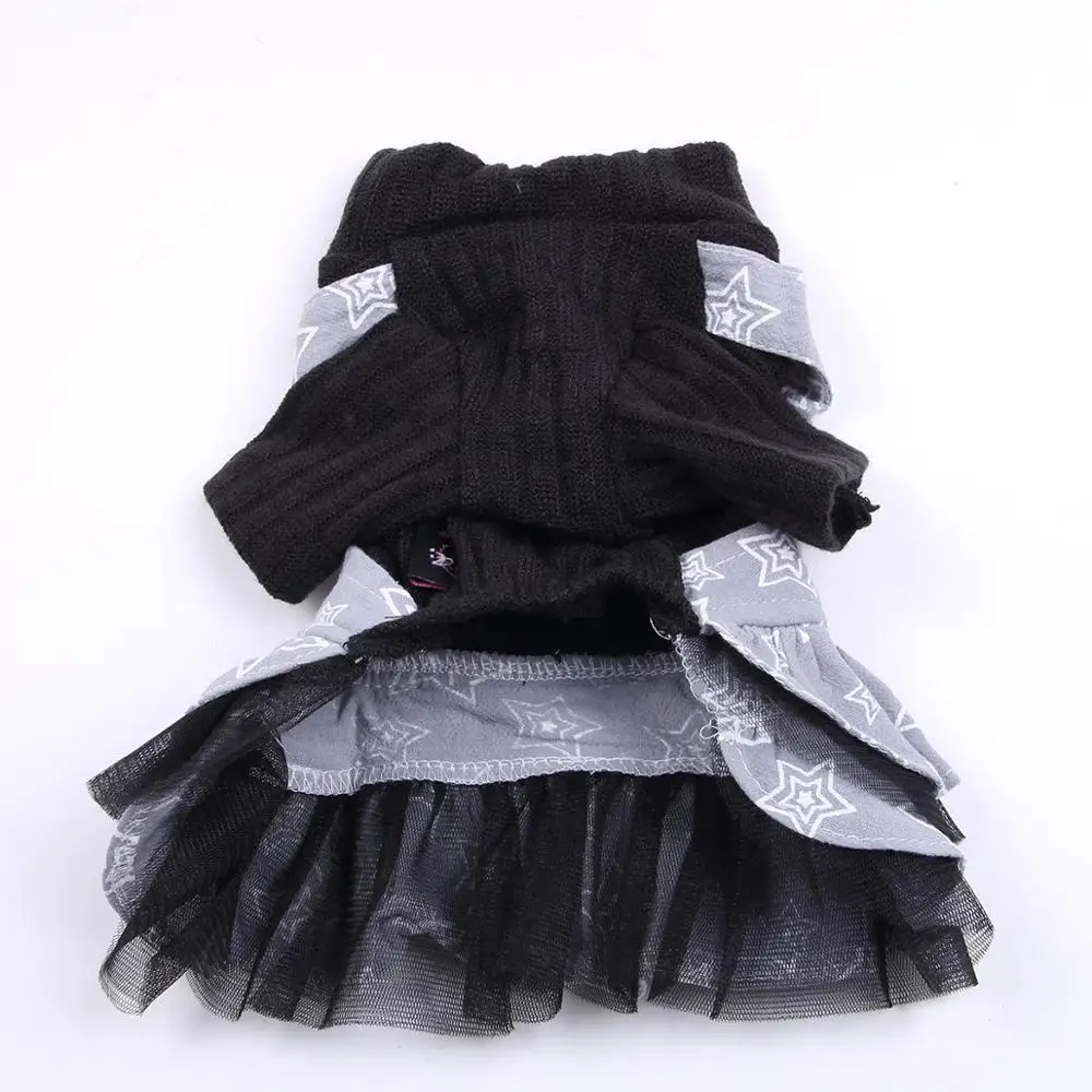 Маленькая собака кошка платье/комбинезон Звезды Дизайн Pet футболка со щенком