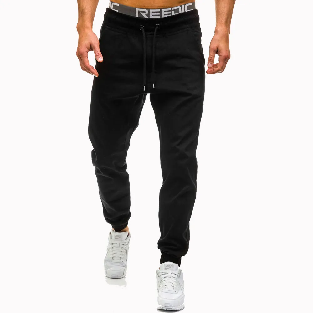 2019 Мужские штаны для бега фитнеса повседневные тренировок спортивная одежда