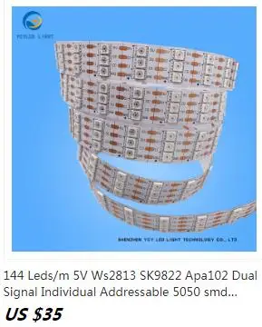 1 м 2 м 5 м SK6812 ws2812b 144 96 74 60 48 30 светодиодов/m 5v индивидуально адресуемых цифровой смарт-пикселей цветных(rgb) светодиодных лент IP40 IP65 IP67