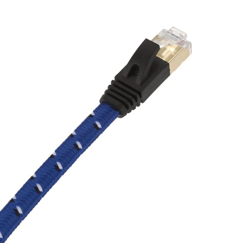 50 см Плетеный CAT 7 10 гигабитный Ethernet кабель модем маршрутизатор патч RJ45 LAN сеть