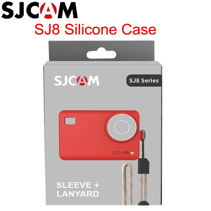 Чехол защитный для SJCAM Sports DV камеры SJ8 Series / Pro Plus Air силиконовый аксессуары SJ8|Чехлы