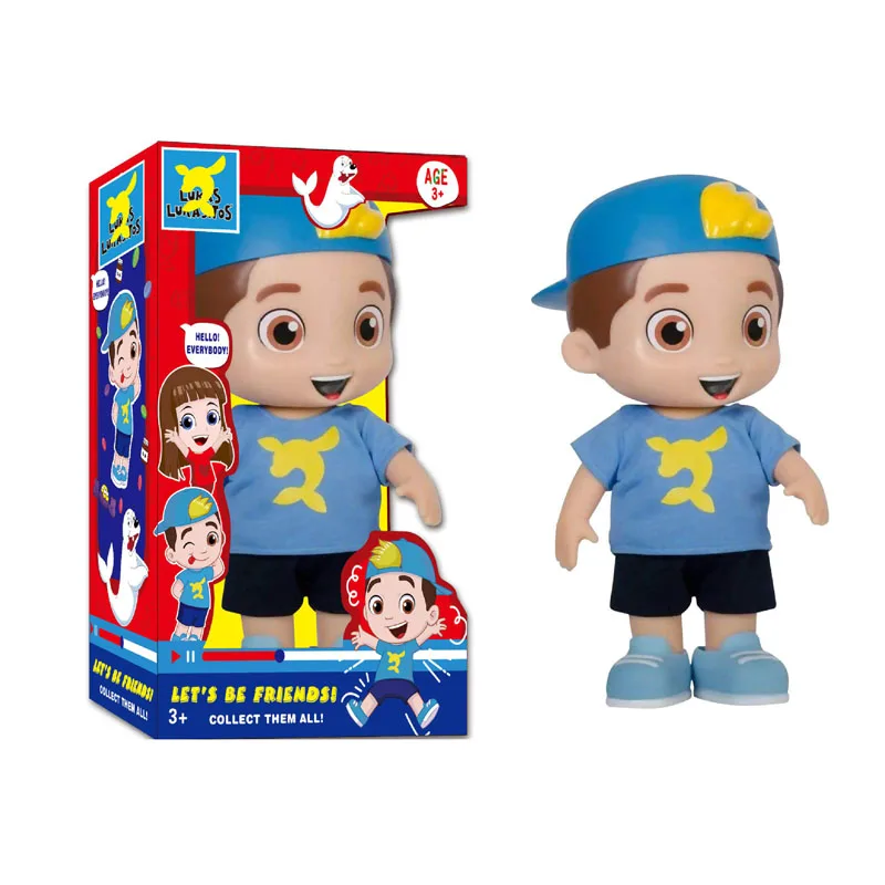 Luccas Neto кукла Фигурка Игрушки виниловая Модель Кукла со звуком Детский
