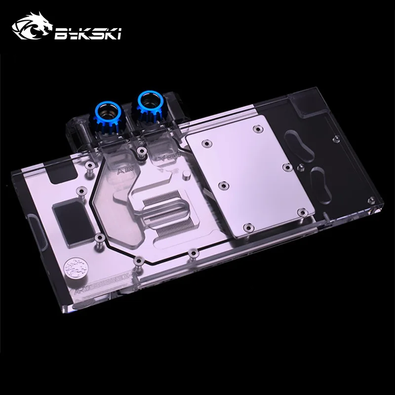 Водяной блок Bykski GPU для MSI RX580 RX480 Gaming X8G 8G 4G Armor Full Cover с полным покрытием игр|Кулеры и