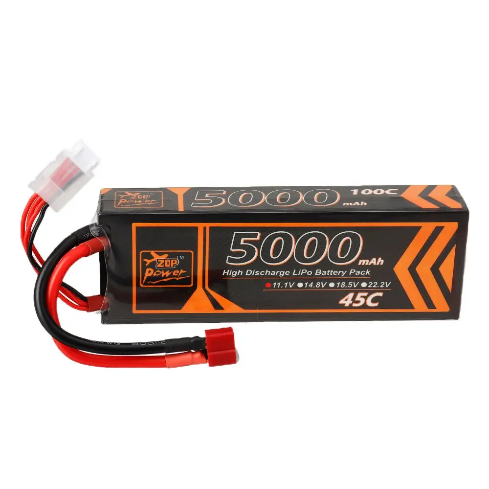 

ZOP Power 11.1V 5000mAh 45C 3S Rechargeable LiPo Battery for FPV Racing Drone RC Quadcopter T Deans Plug Accessories Spare Parts