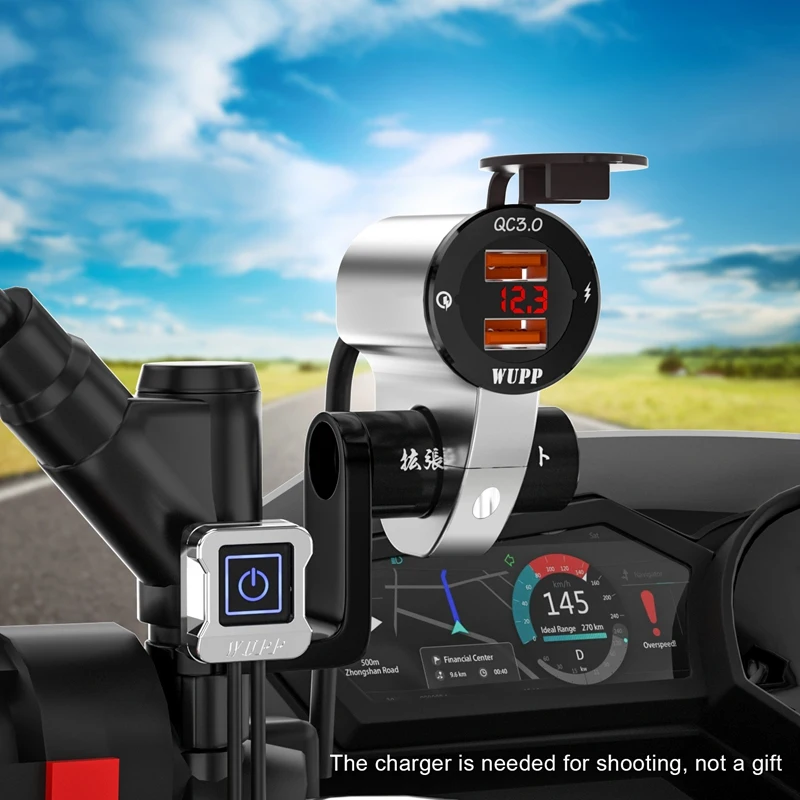 

Multi-Function Portable Expansion Bracket Headlight Bracket Motorcycle Mobile Phone Extension Bracket