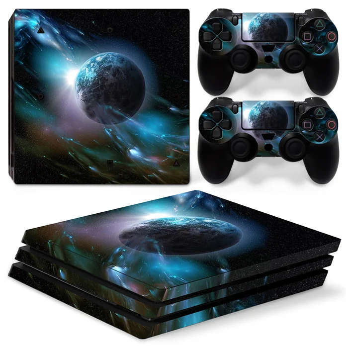 Viny Наклейка для PS4 Pro консоль+ 2 контроллера кожи наклейка для sony Playstation 4 Pro Аксессуары для игр - Цвет: 8