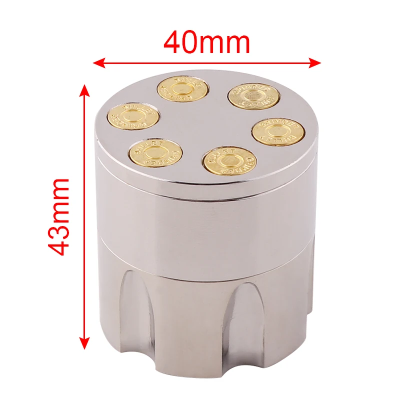 3-х слойные зажимы из цинкового сплава измельчитель для табака Травяные специи