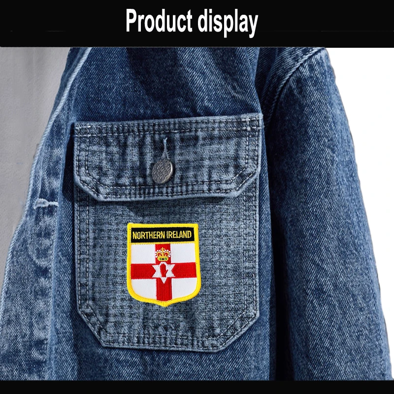 Вышивка с изображением национального флага Северной Ирландии | Дом и сад