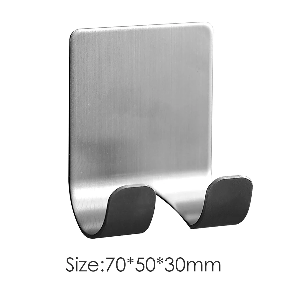 Soporte de Cuchilla para Ducha para Hombre, 1 Unidad, Estante que sirve de Colgador de Pared de Ba&ntilde;o de Acero Inoxidable para Colgar la Maquinilla de Afeitar, Gancho Adhesivo de Almacenamiento-4