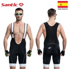 Велосипедные шорты Santic для мужчин, велосипедные шорты с 4D подушкой, для триатлона, для горных велосипедов, дорожных велосипедов