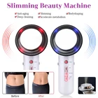 Новый ультразвуковой кавитации EMS Чистка для лица и тела, массажер для похудения Lipo сжигатель жира машина гальванической инфракрасный ультразвуковой Вес потери инструменты