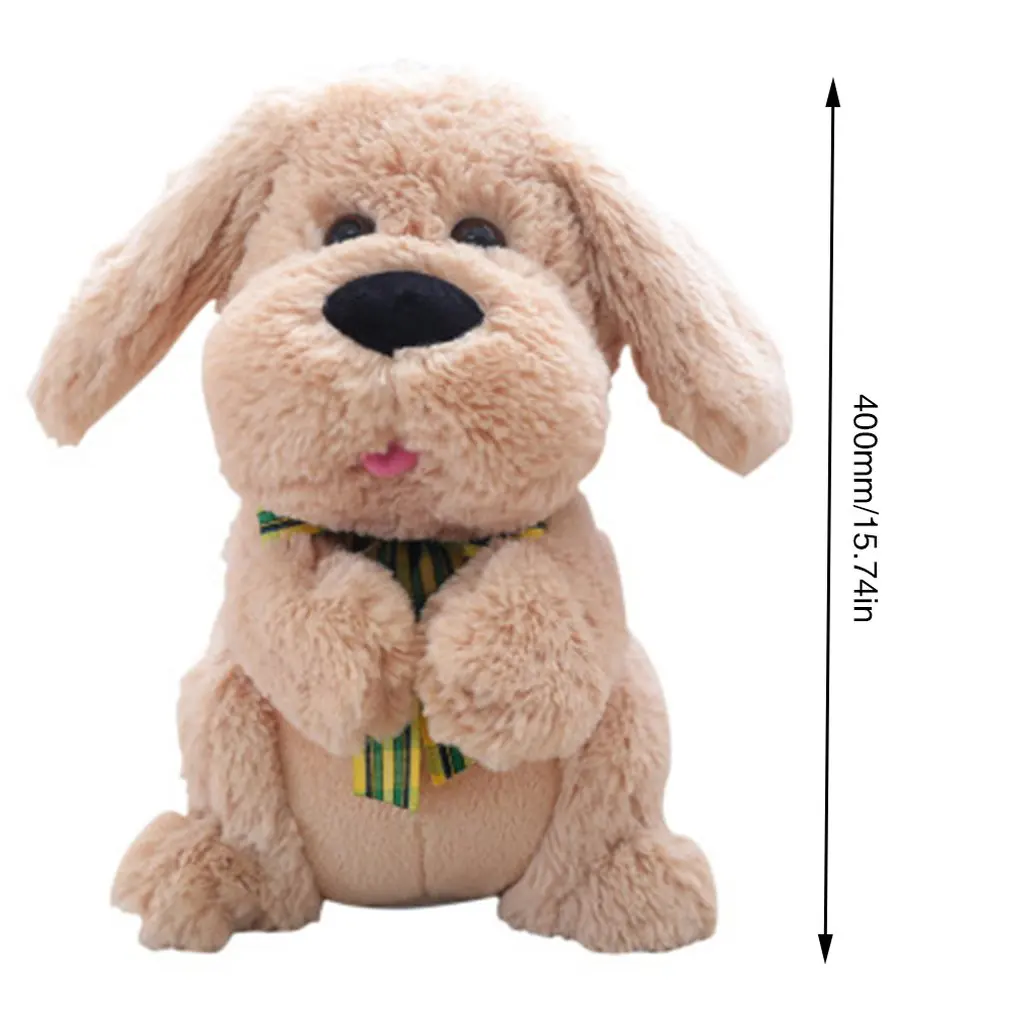 

30cm/40cm Electric Dog Music Ears Flapping Move Interactive Plush Toy Stuffed Animal Singing Doll Dog Toys For Birthday Gift