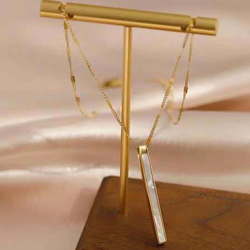 

Choker Clavicle Chain Korea Necklace Simple Creative Clavicle Chain Imitate Shell Gold Women's Jewelry Pendant Necklaces Chain