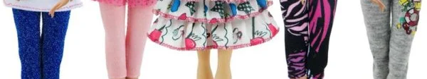 

5 Pcs / Set Mixed Style Outfit shirt Mini Kids Toy