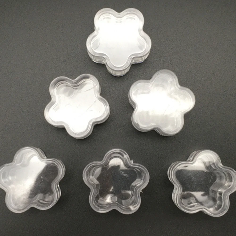 

50pcs/lot 4g Mini Sample Bottle Empty Make Up Jar Sealing Pots Portable Travel Face Cream Container DIY Clear Refillable Bottles