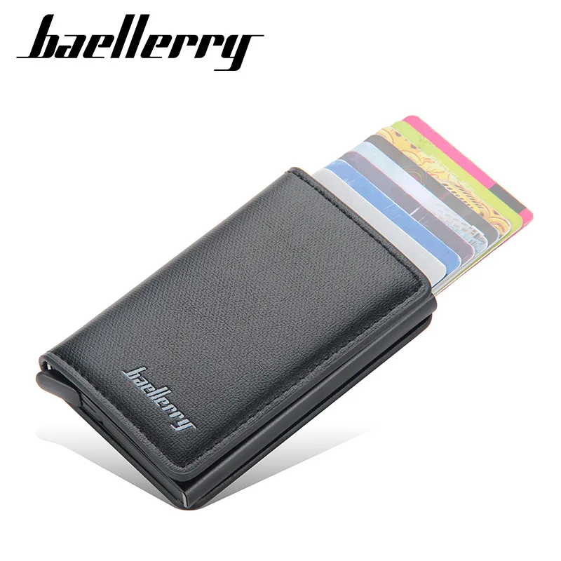 

Кредитный банк Baellerry для мужчин, искусственная кредитная карта, кошелек для мелочи с зажимом