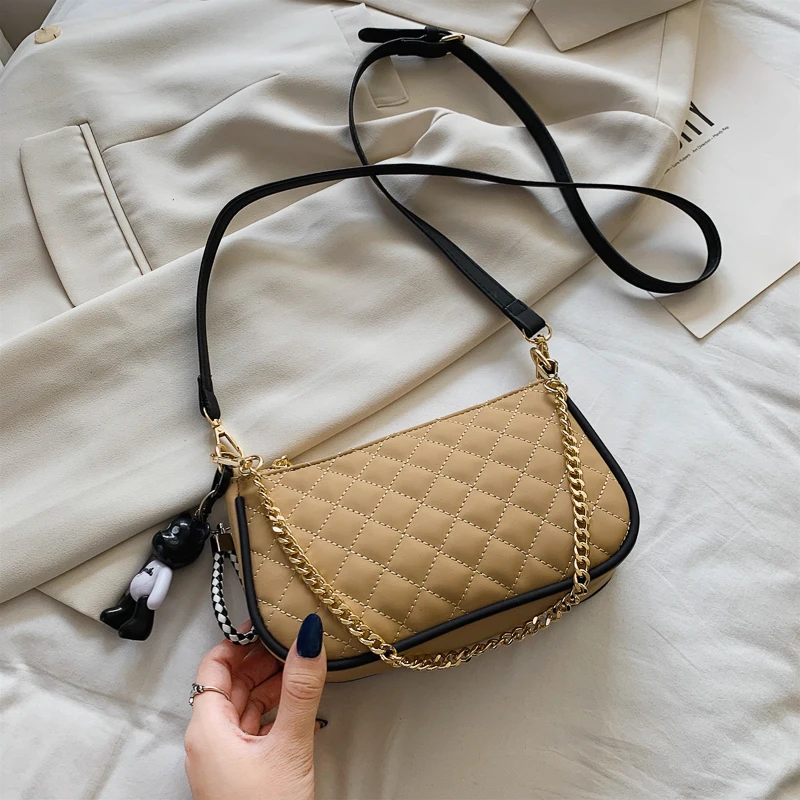

New Fashion Luxury Chain Shoulder Bags Mini Crossbody Bags For Women Vintage High Quality Zipper Handbags Tote Female Flap Purse