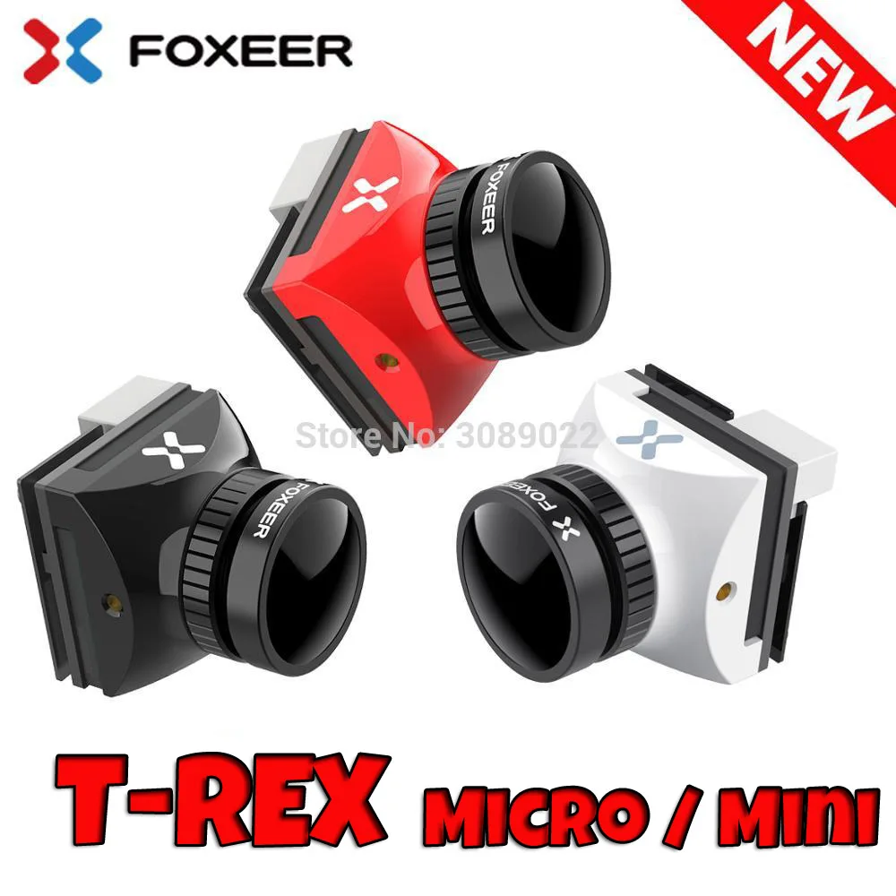 Фото Камера Foxeer T-REX Micro / Mini 1500TVL Super WDR 4:3 16:9 PAL/NTSC переключаемая полнопогодная FPV камера